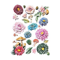 Koristemuotti 15x21 cm - Stamperia Master of Magic Silicon Mould Peony