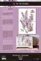 Siirtokuva 90x240 cm - Papers For You Decor Transfers Lilacs 4 pcs