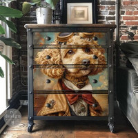 Decoupage-kuitupaperi 59x84 cm - Re-Design with Prima SprocketSniffer Decoupage Fiber