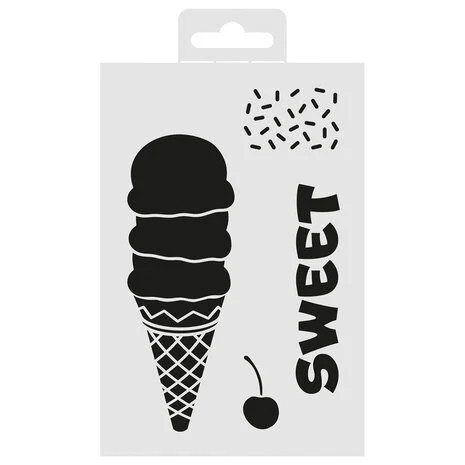 Sabluuna 10x15 cm - Aladine Stencil Ice-Cream