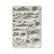 Koristemuotti 15x21 cm - Stamperia Silent Sea Silicon Mould Shells and Fish