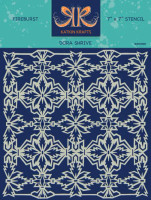 Sabluuna 15x15 cm - Katkin Krafts Fireburst Stencil
