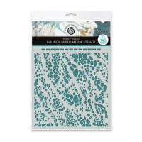 Sabluuna 20x20 cm - Katy Sue Designs Andy Skinner Mixed Media Stencil Pebble Mosaic