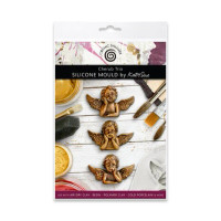 Silikonimuotti - Katy Sue Designs Cosmic Shimmer Silicone Mould Cherub Trio