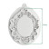 Silikonimuotti - Katy Sue Designs Cosmic Shimmer Silicone Mould Large Oval Vintage Frame