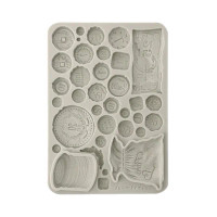 Koristemuotti 15x21 cm - Stamperia Venice City of Art Silicon Mould Old Coins