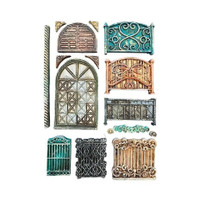 Koristemuotti 15x21 cm - Stamperia Silicon Mould Fence and Door