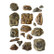 Koristemuotti 15x21 cm - Stamperia Silent Sea Soft Mould Fossils