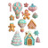 Koristemuotti 15x21 cm - Stamperia Candy Christmas Silicon Mould Gingerbreads