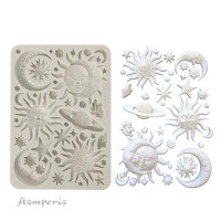 Koristemuotti 15x21 cm - Stamperia Silicon Mould Sun and Moon