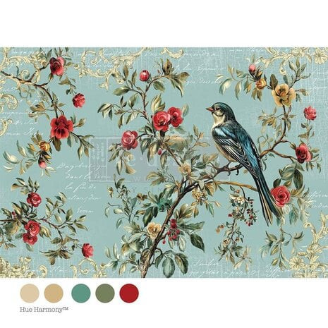 Kuitupaperi 59x84 cm, Re-Design with Prima The Velvet Nest Decoupage Fiber