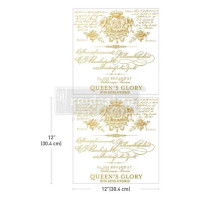 Siirtokuva 30x60 cm - Re-Design Maxi Transfers Queen's Glory