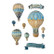 Koristemuotti 15x21 cm - Stamperia Timeless Soft Mould Balloons