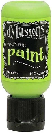 Tuunausmaali vihreä, Ranger Dyan Reaveley Dylusions Paints Fresh Lime 29 ml