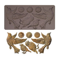 Koristemuotti 12x25 cm - Re-Design with Prima Decor Moulds Gears of Flight