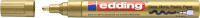 Maalikynä kulta 2-4 mm, edding e-750 Gloss Paint Marker Gold