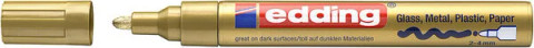 Maalikynä kulta 2-4 mm, edding e-750 Gloss Paint Marker Gold