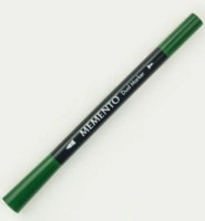 Maalikynä vihreä - Tsukineko Memento Ink Marker Dual Cottage Ivy
