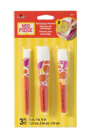 Sivellinsetti 3 kpl, Mod Podge Decoupage Brushes