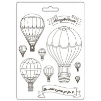 Koristemuotti 15x21 cm - Stamperia Timeless Soft Mould Balloons