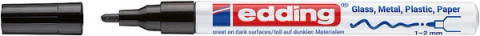 Maalikynä musta 1-2 mm, edding e-751 Gloss Paint Marker Black