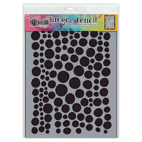 Sabluuna 22x30 cm, Ranger Dyan Reaveley Dylusions Stencils L Drip Drops 