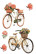 Siirtokuva 30x60 cm - Papers For You Decor Transfers Bikes 3 pcs
