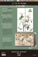 Siirtokuva 90x240 cm - Papers For You Decor Transfers Calla Lily 4 pcs