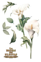 Siirtokuva 30x60 cm - Papers For You Decor Transfers Calla Lily 3 pcs