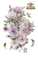 Siirtokuva 90x240 cm - Papers For You Decor Transfers Dahlias 4 pcs