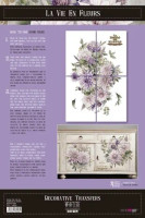 Siirtokuva 90x240 cm - Papers For You Decor Transfers Dahlias 4 pcs