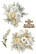 Siirtokuva 30x60 cm - Papers For You Decor Transfers Daisies 3 pcs