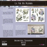 Siirtokuva 30x60 cm - Papers For You Decor Transfers Hydrangeas 2 pcs
