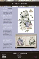 Siirtokuva 90x240 cm - Papers For You Decor Transfers Hydrangeas 4 pcs