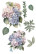 Siirtokuva 30x60 cm - Papers For You Decor Transfers Hydrangeas 3 pcs
