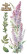Siirtokuva 30x60 cm - Papers For You Decor Transfers Lilacs 4 pcs