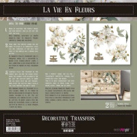 Siirtokuva 30x60 cm - Papers For You Decor Transfers Magnolias 2 pcs