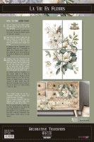 Siirtokuva 90x240 cm - Papers For You Decor Transfers Magnolias 4 pcs