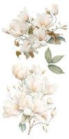 Siirtokuva 30x60 cm - Papers For You Decor Transfers Magnolias 4 pcs