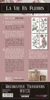 Siirtokuva 30x60 cm - Papers For You Decor Transfers Roses 4 pcs