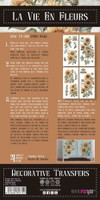 Siirtokuva 30x60 cm - Papers For You Decor Transfers Sunflowers 4 pcs