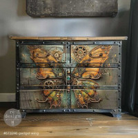 Decoupage-kuitupaperi 59x84 cm - Re-Design with Prima Gadgetwing Decoupage Fiber