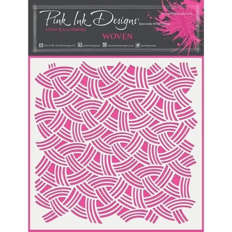 Sabluuna 15x15 cm - Pink Ink Designs Woven Stencil