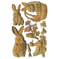 Koristemuotti 12x20 cm - Re-Design with Prima Marketing Among the Wildflowers Garden Friends Mould