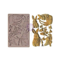 Koristemuotti 12x20 cm - Re-Design with Prima Marketing Among the Wildflowers Garden Friends Mould