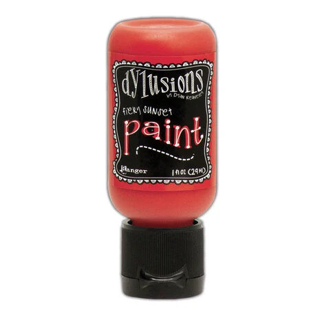 Tuunausmaali punainen, Ranger Dyan Reaveley Dylusions Paints Fiery Sunset 29 ml
