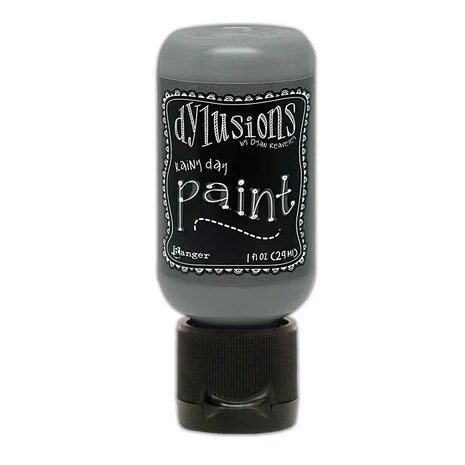 Tuunausmaali harmaa, Ranger Dyan Reaveley Dylusions Paints Rainy Day 29 ml