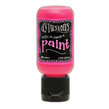 Tuunausmaali pinkki, Ranger Dyan Reaveley Dylusions Paints Tropical Sangria 29 ml