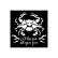 Sabluuna 12x12 cm - Stamperia Silent Sea Village Thick Stencil Crab