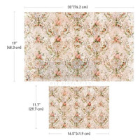 Kuitupaperisetti - Re-Design Blushing Bloom Double Delight Decoupage Fiber Paper Set